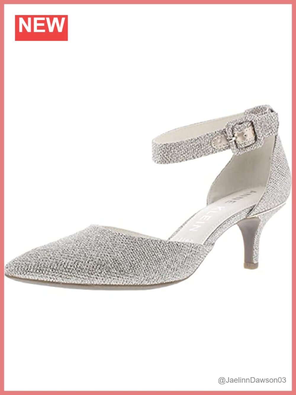 Anne Klein Fabulist Leather Slip-On Loafers Comfort Heels